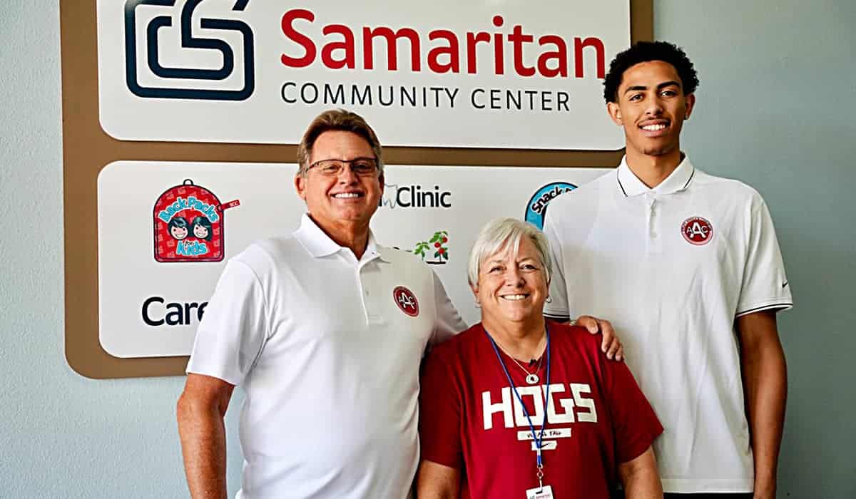 Samaritan Community Center Executive Director, Bryan Hunt & Jalen Graham